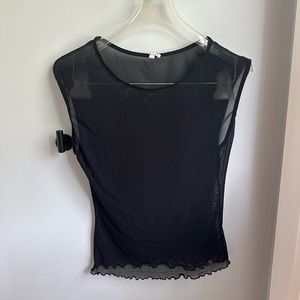 Out From Under Mesh Tee